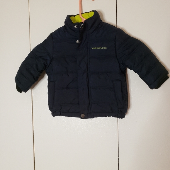Calvin klein jeans infant boys coat.sz.12 mths.condtion.used like new.exelent . - Picture 1 of 7